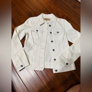 Women's Classic White Jean Jacket